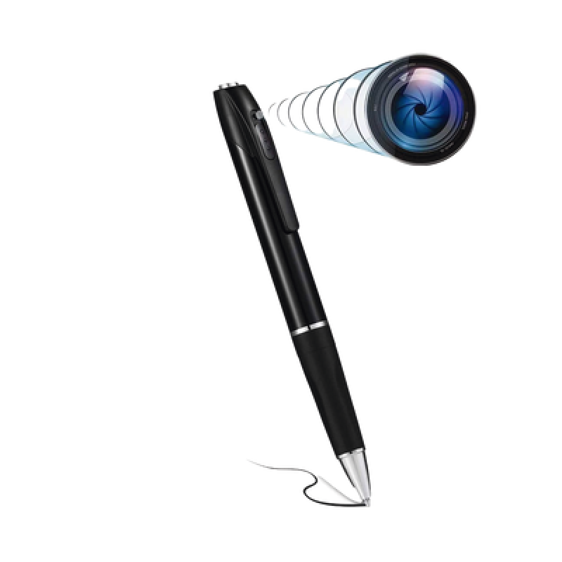 SYSCOM W8 Cámara Oculta en Bolígrafo (Spyce Camera) / Full HD / Grabación de Video y Audio / Captura de Fotos / Soporta Memoria Micro-SD de hasta 64G