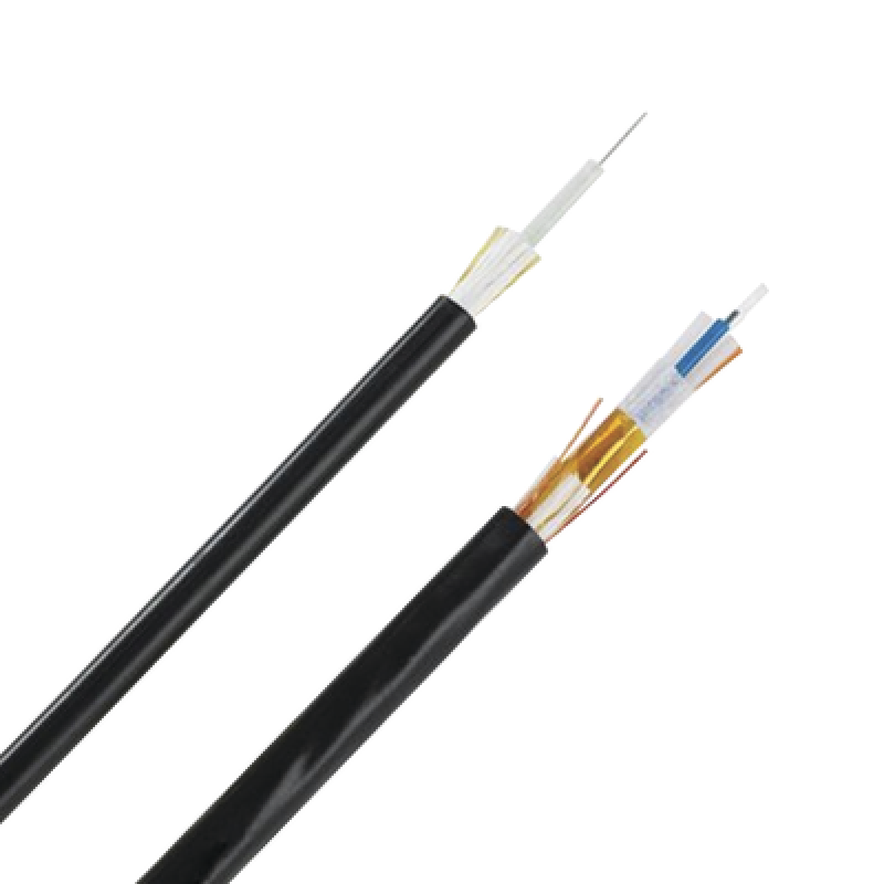 Cable de Fibra Óptica / 6 Hilos / Multimodo OM3 50/125 / Loose Tube 250µm / OFNR Riser / Interior-Exterior / 2 pies Marcas