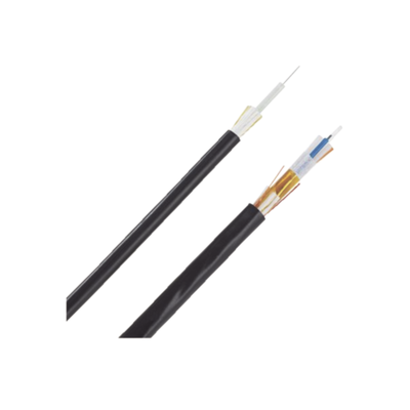 Cable de Fibra Óptica / 6 Hilos / Monomodo OS2 / Interior-Exterior / Loose Tube 250μm / OFNR Riser / Dieléctrico / 0.61 m (2 ft) Marcas