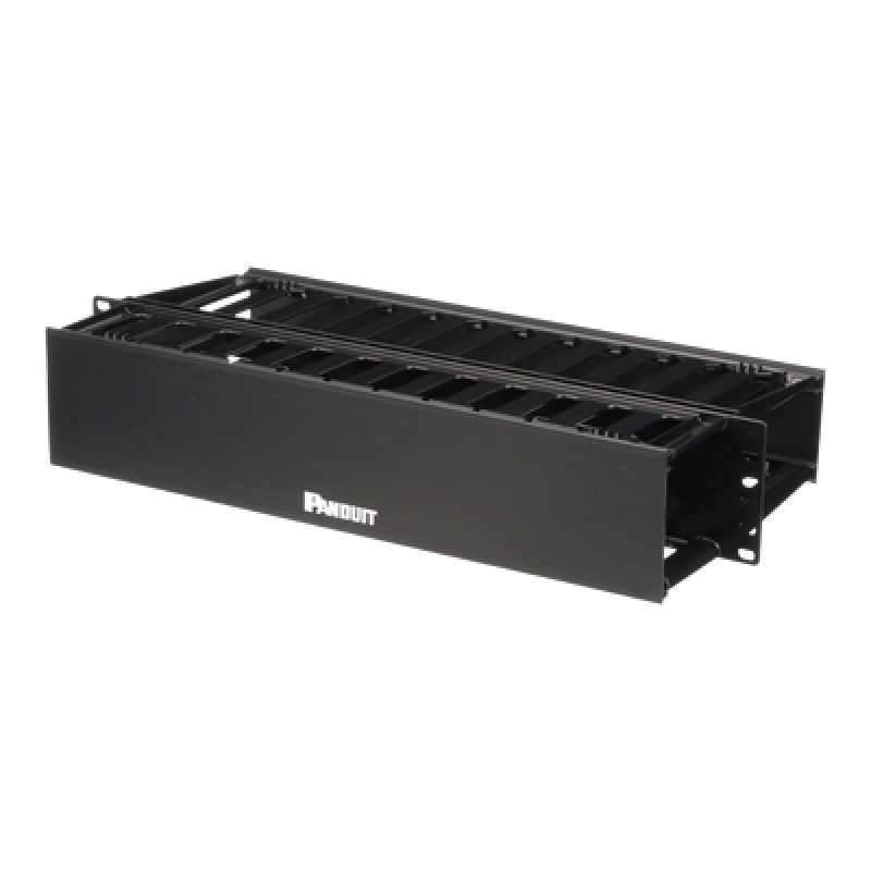 PANDUIT WMP1E Organizador de Cables Horizontal PatchLink, Doble (Frontal y Posterior), Para Rack de 19in, 2UR