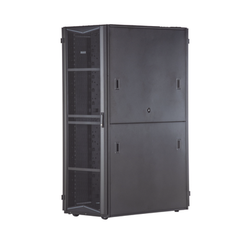 PANDUIT XG64212BS0001 Gabinete FlexFusion para Centros de Datos, 42 UR, 600 mm de Ancho, 1070 mm de Profundidad, Fabricado en Acero, Color Negro