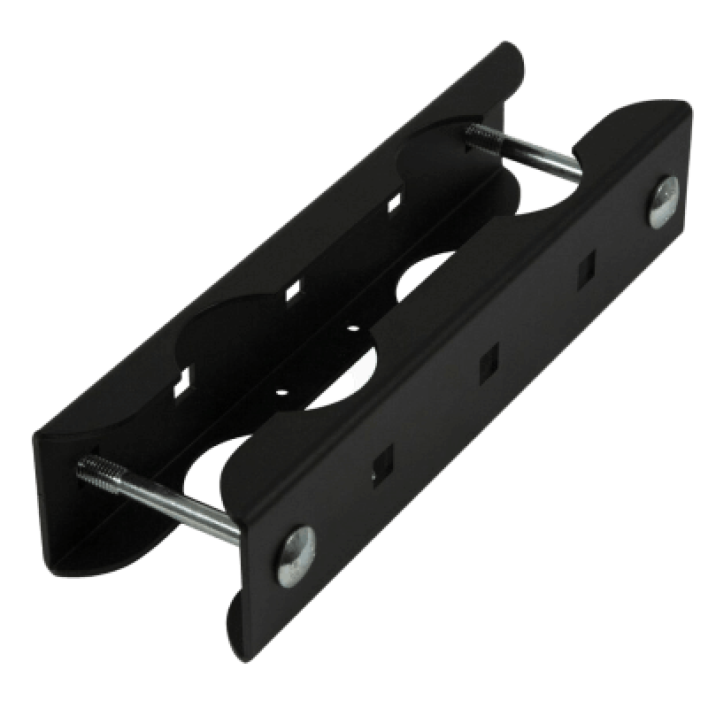 Soporte Modular de Apilamiento para Pantallas / Poste Dual 2" (50mm) / Capacidad 422 lb (192kg) / Pantallas 46" a 90" / Seguridad con Tornillos Adicionales / Sistema Modular