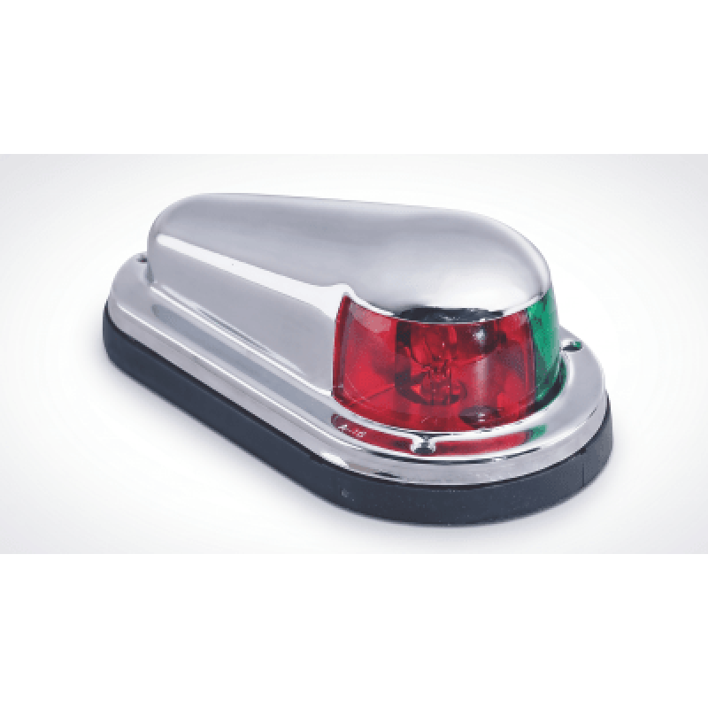 Luz de Navegación Bi-Color / Acero Inoxidable / Visibilidad 1 Milla Náutica / 12 VDC / <12 m (39.4 ft)