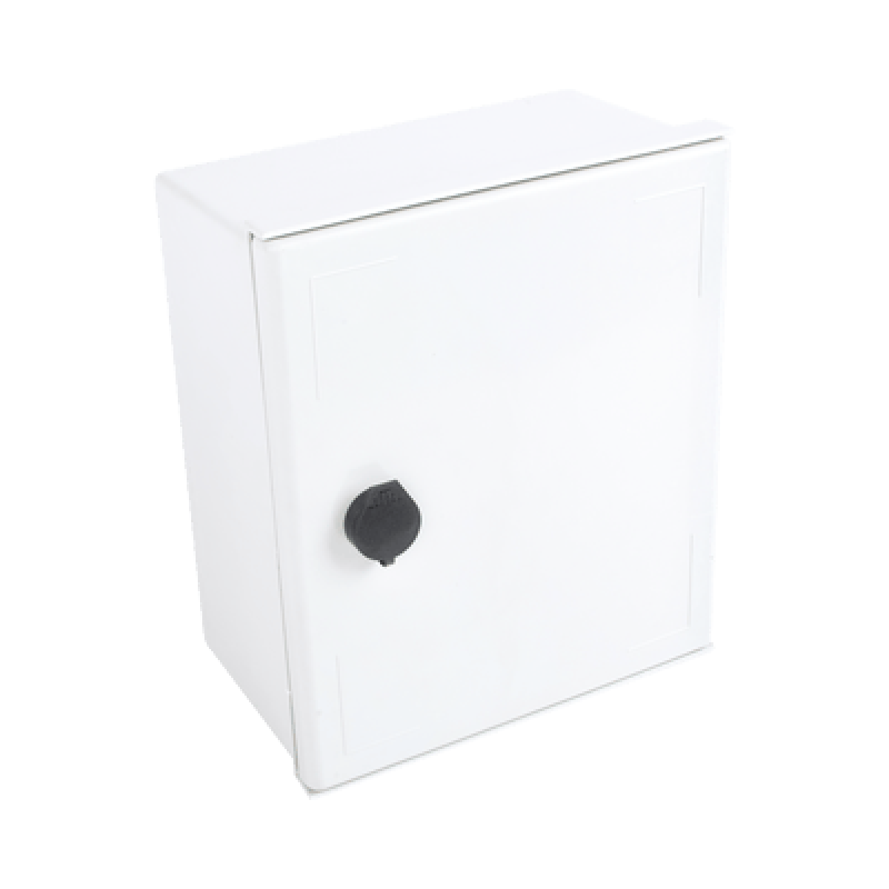 PRECISION PST-2530-14P Gabinete de Poliéster IP65 Uso en Intemperie (250 x 300 x 140 mm) con Placa Trasera Interior de Plástico (Incluye Chapa y Llave