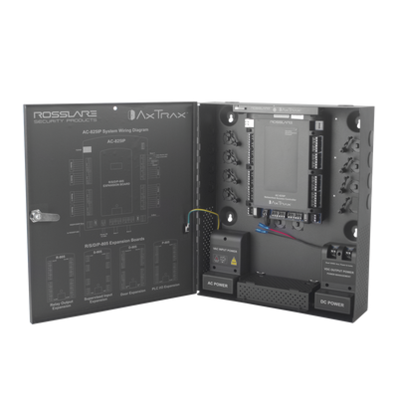 Controlador de acceso para 4 lectoras / Expandible a 56 Lectoras / Compatible con Sistema de Elevadores / 100,000 Usuarios