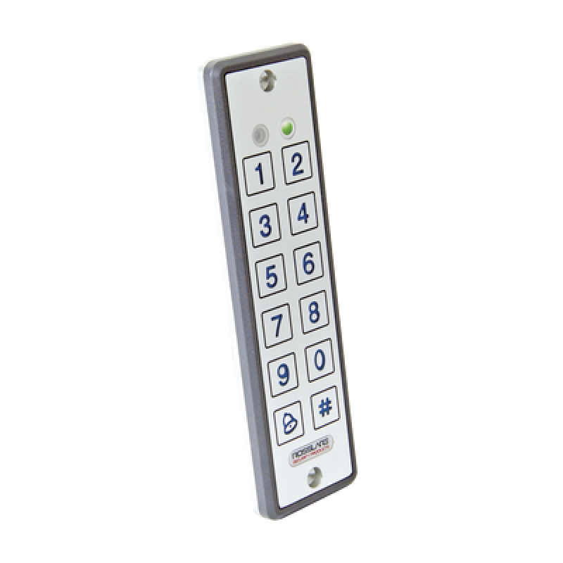 Lector ultra delgado de proximidad con teclado, capacidad de lectura de tarjetas  de proximidad de 125 Khz (tipo EM y HID)