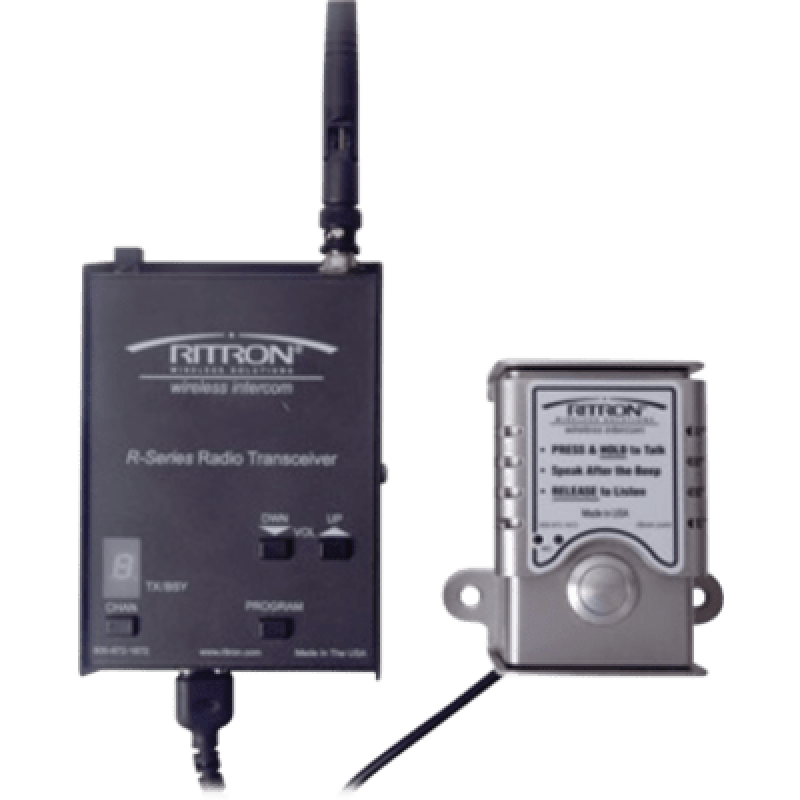 Intercomunicador Inalámbrico UHF / Alcance 2 km (1.2 mi) / 2 Watts / 10 Canales / Espaciado 12.5 kHz / Bocina 1000 mW