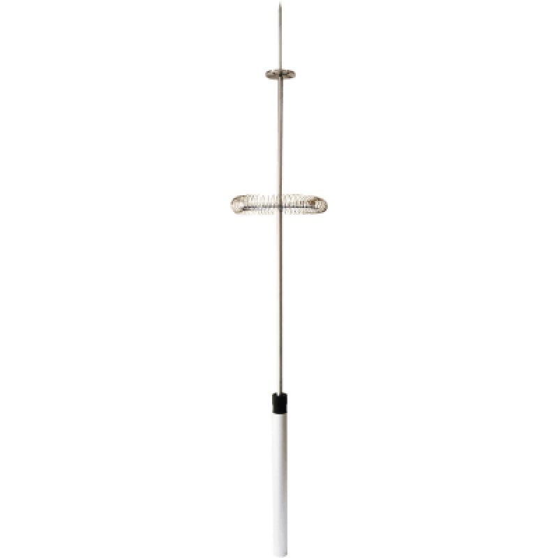 Punta Pararrayo Tipo Dipolo Corona / Ángulo de Protección 72° / 40,000 A / Mástil 120 cm (3.9 ft) / Aluminio Duradero