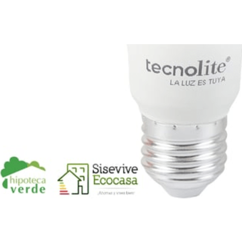 Foco LED A19 8.5 W / Base E27 / 800 lm / 6 500 K Luz de Día / IRC 80 / 15 000 h / No Atenuable