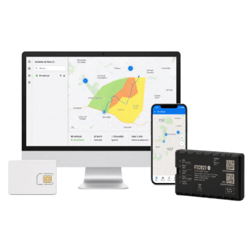 KIT DE Rastreador GPS Vehicular 4G LTE Cat 1/Precisión GNSS Mejorada/Anualidad de SIM600MB1Y/Anualidad de EPCOMGPSCODE
