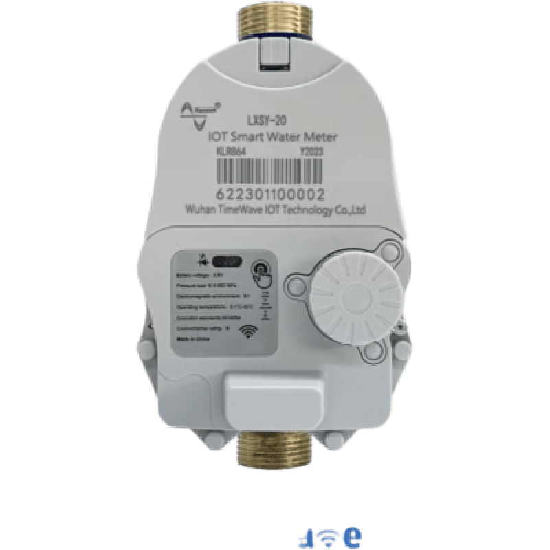 Medidor de Agua IoT LoRaWAN / 3/4 Pulgada / Válvula de Corte Eléctrica / Medición Sin Contacto / IP67 / Batería Litio 3.6V