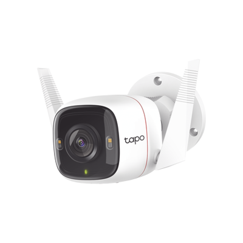 TP-LINK TAPO-C320WS Cámara IP 4 Megapixel (2K) / Lente 3.18 mm / Wi-Fi / 30 mts IR / Exterior IP66 / Audio Bidireccional / Micro SD hasta 256 GB / Com
