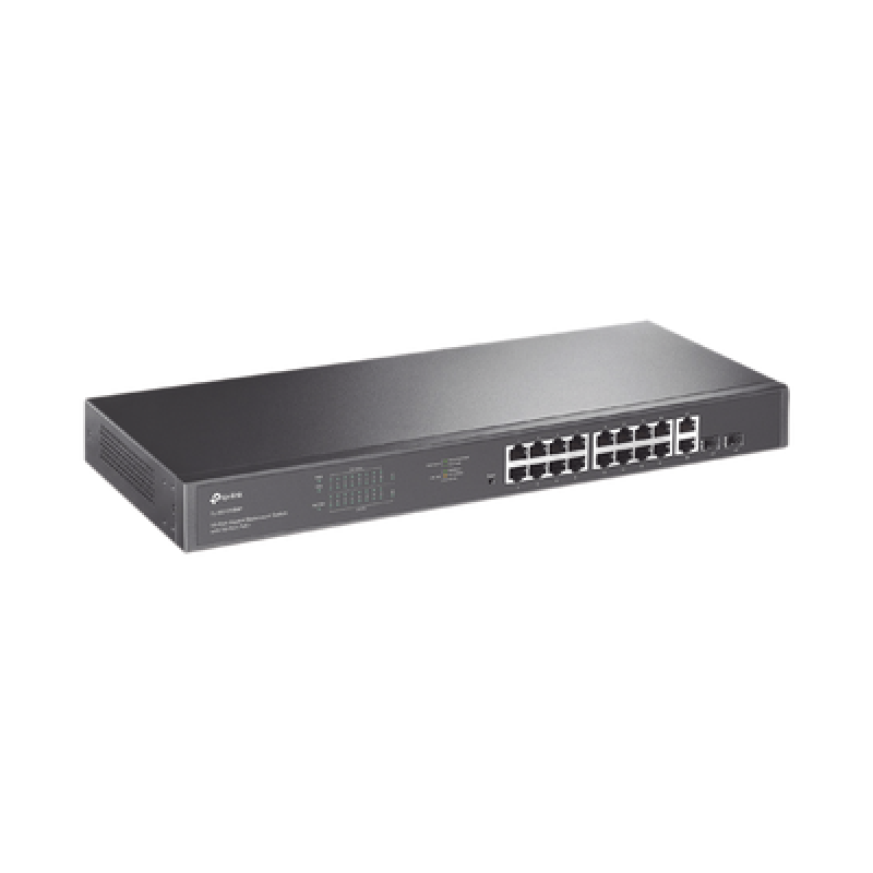 TP-LINK TL-SG1218MP Switch no administrable de 16 puertos 10/100/1000Mbps y PoE af/at, 2 puertos SFP hasta 250W.