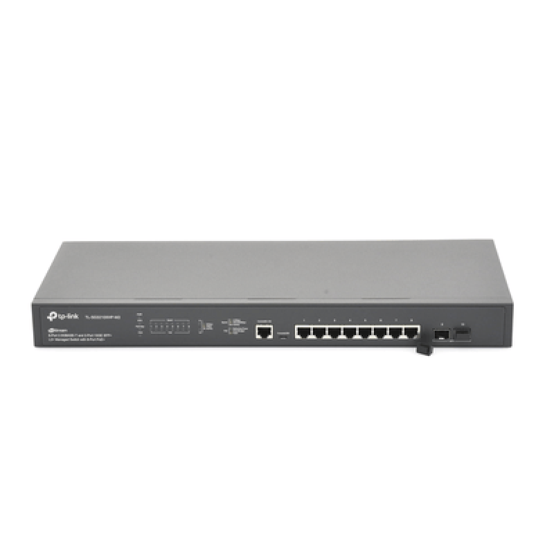 TP-LINK TL-SG3210XHPM2 Switch L2+ Omada PoE+ / 8 Puertos PoE+ MultiGigabit 2.5G / 2 Puertos SFP+ 10G / 2 Puertos Consola (RJ45 y microUSB) / Administr