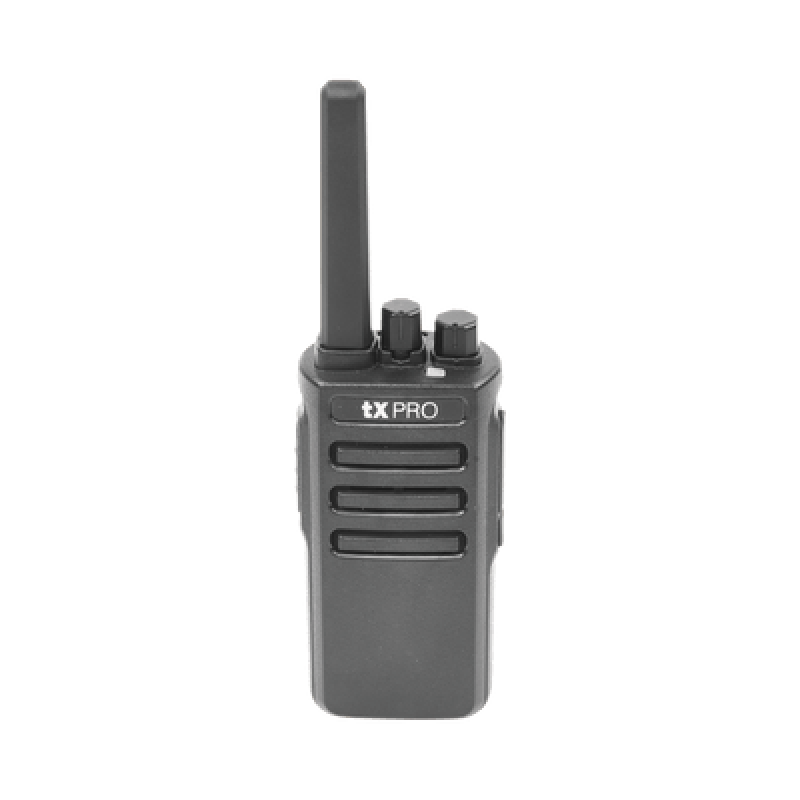 Radio Portátil Analógico / UHF 400-470 MHz / 5W / 16 Canales / Scrambler / Batería 2500 mAh / VOX