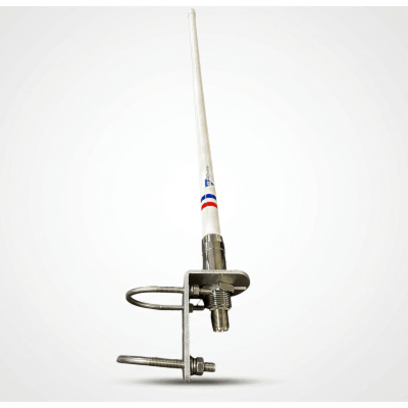 Antena VHF Marina de Alto Rendimiento / 4 dBi / 156-163 MHz / Altura 1100 mm / Color Blanco / Conector SO239