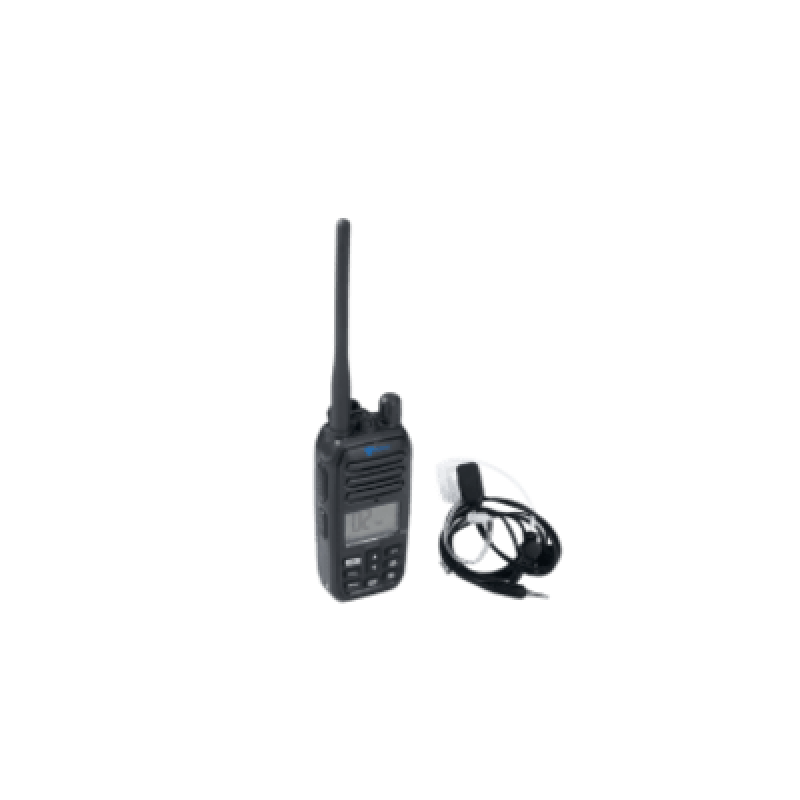 Radio VHF Portátil Marino / Sumergible IP67 1 m (3.28 ft) / NRC / Dual-Watch / 5W/2W / Tubo Acústico