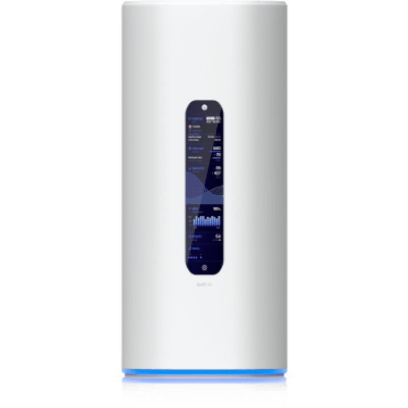 UniFi Dream Router 5G Max Cloud Gateway de Escritorio con Módem 5G Integrado, WiFi 7 Tri-Banda, Switch de 3 Puertos 2.5 GbE con (1) Puerto PoE, WAN (1) 2.5 GbE y (1) 10G SFP+