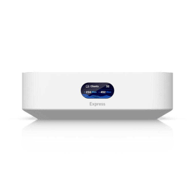 UniFi Express UX Cloud Gateway Compacto con WiFi 6, Ejecuta UniFi Network, Alimenta una Red Completa o Funciona como Punto de Acceso