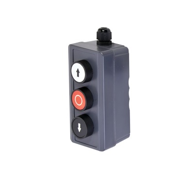 ACCESSPRO XBS-SW-01 Botonera Triple de USO RUDO Para Barreras Vehiculares, Operadores Corredizos y Abatibles.