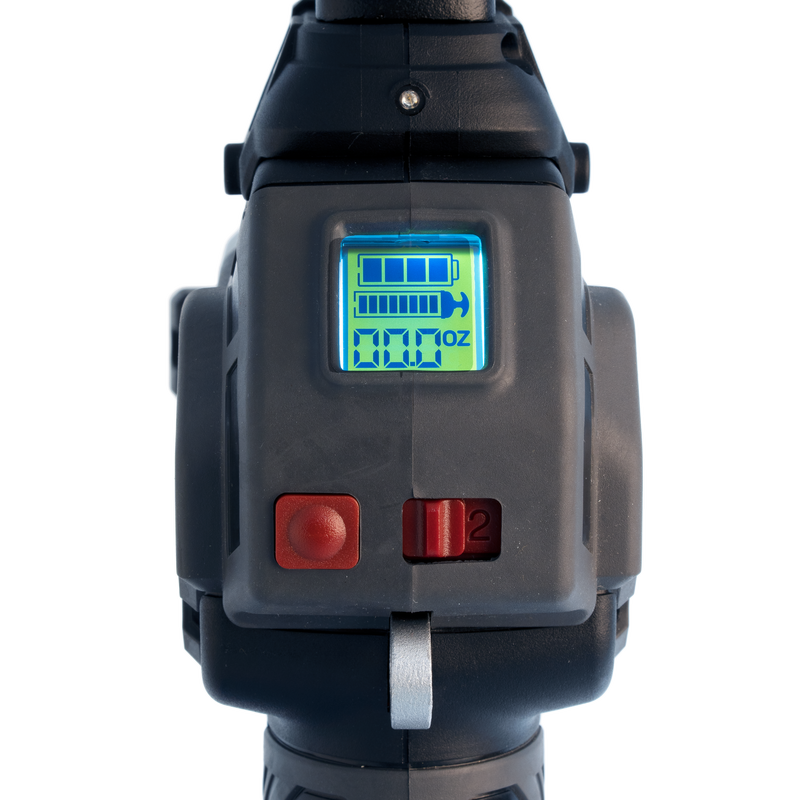 Battery-driven grease gun TLGB 21 screen